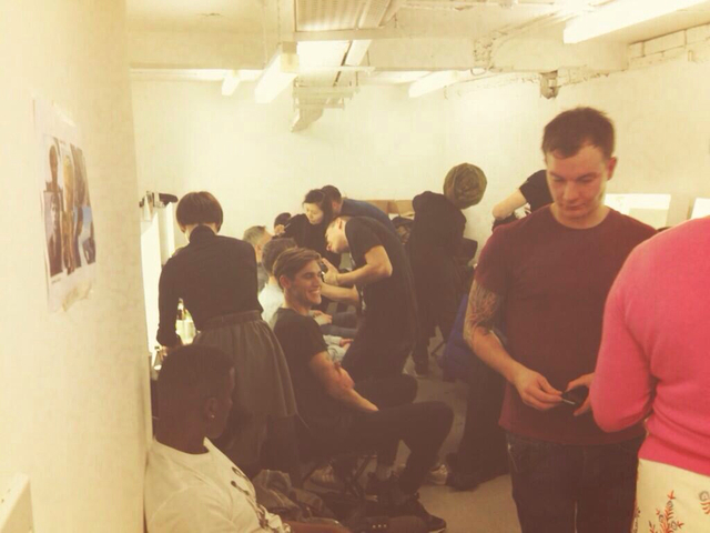 Back stage RAKE london 