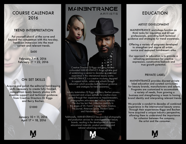 2016 Educational Course Calendar
