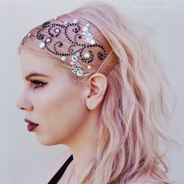 #JeweledHair