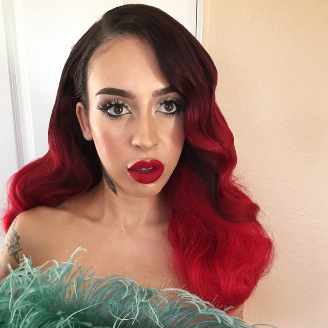 Burlesque Queen Raquel Reed @MadisonJaneHair 