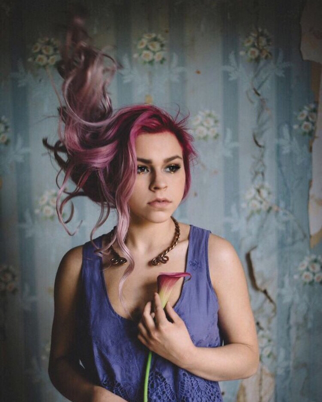 ::: W A L L • F L O W E R :::
a shoot for the unicorn tribe spotlight showcasing this Spirit Quartz inspired color melt I did.
Photography: Nicole Marcelli 
H/mua/colorist: me
Jewelry: Dylan Ruland
Model: Katie Cordova