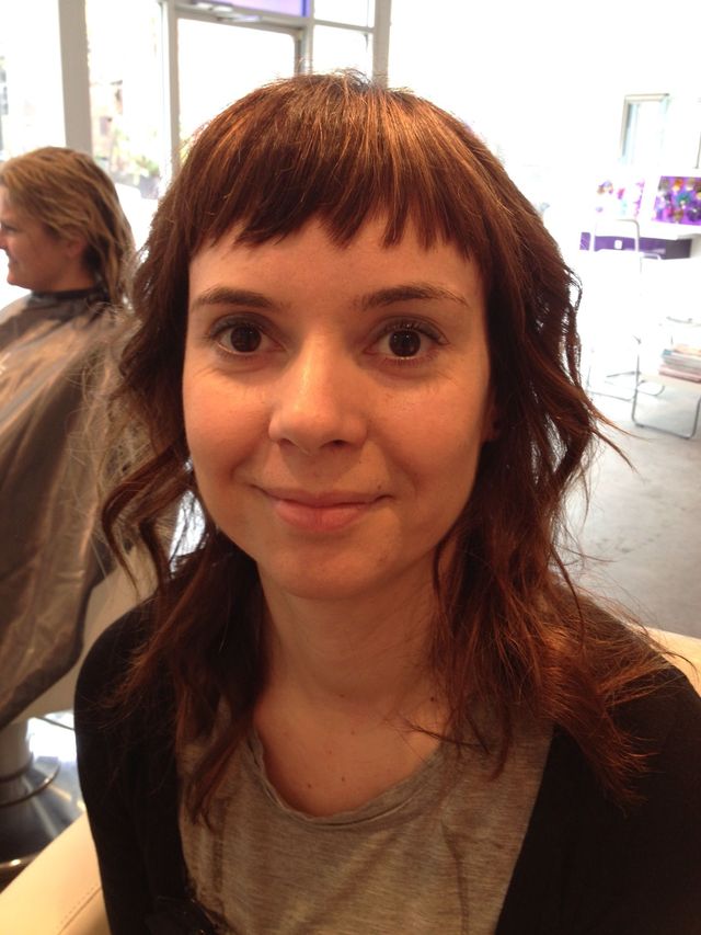 choppy bangs 