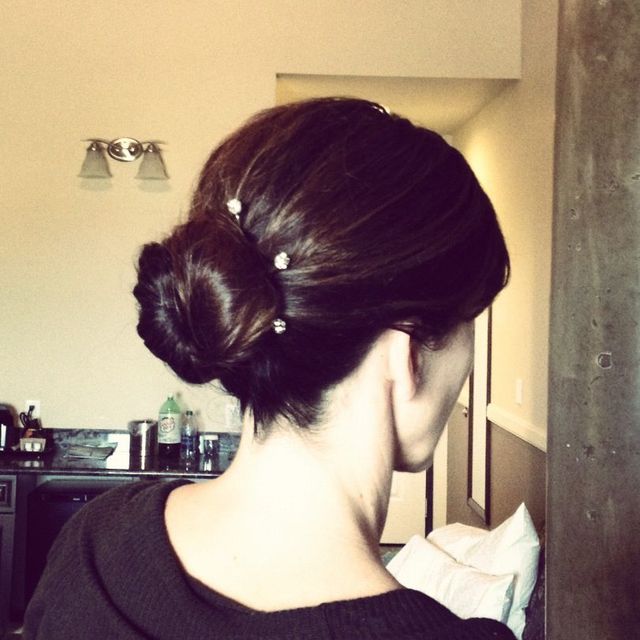 classic bun up-do