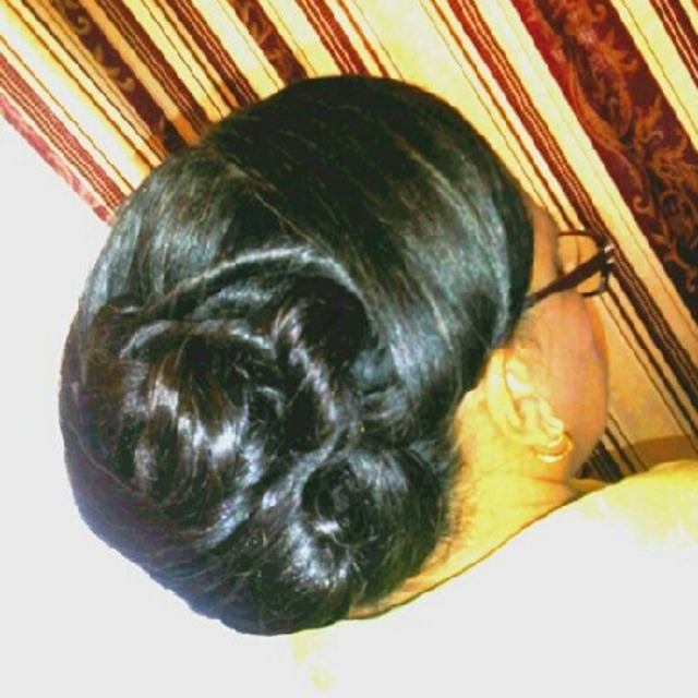 classy twirl updo