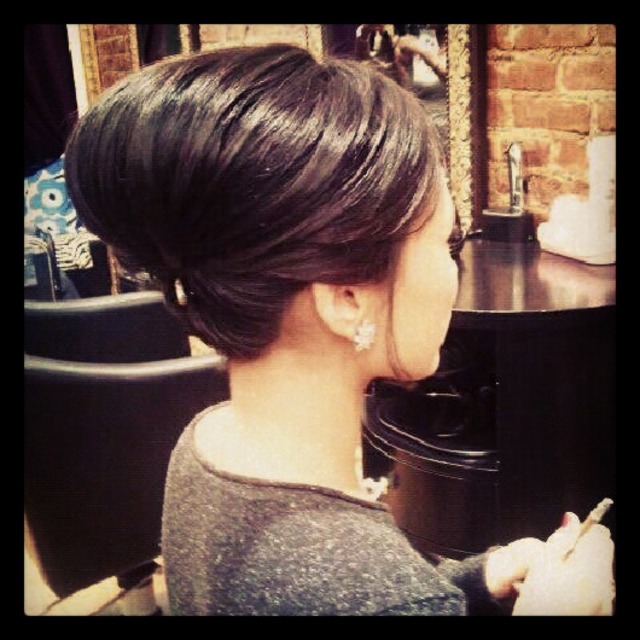 classy updo