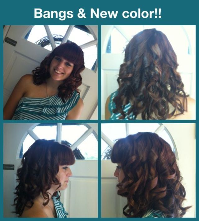 color and bangs