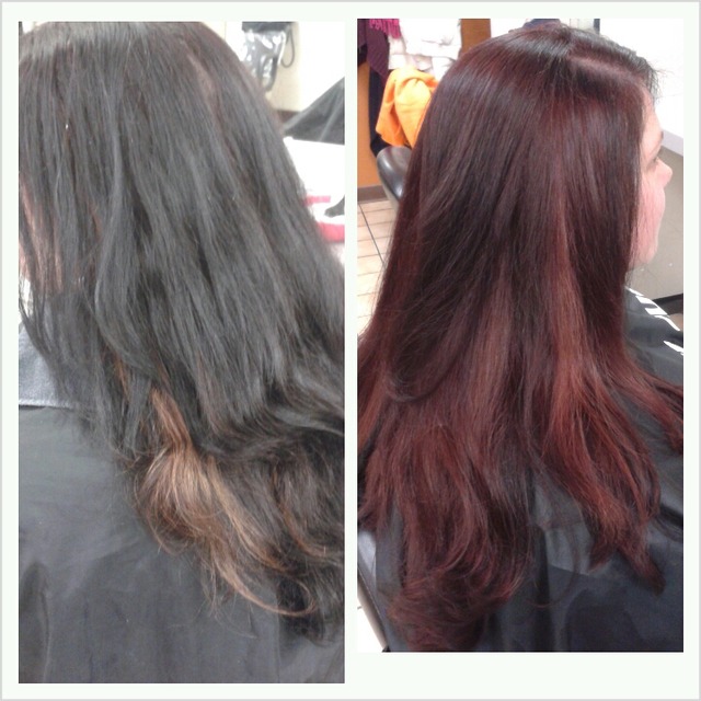 color correction, cut and style