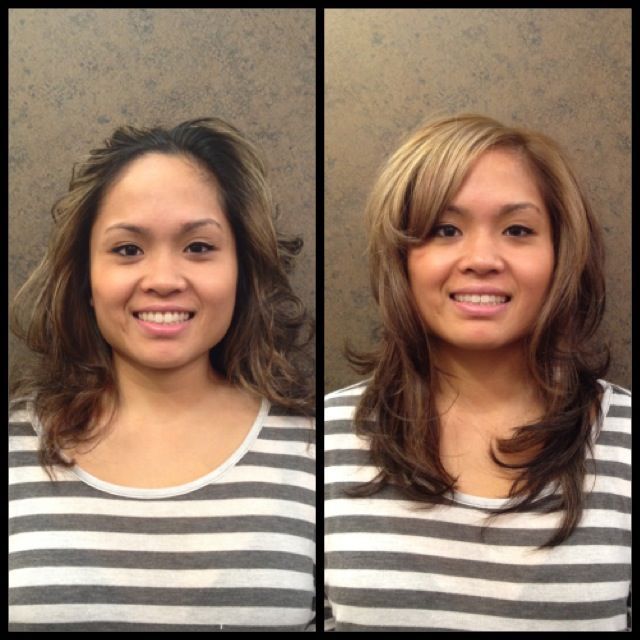 color x highlights x trim x blowout