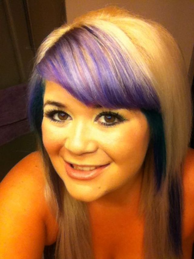 colored bangs