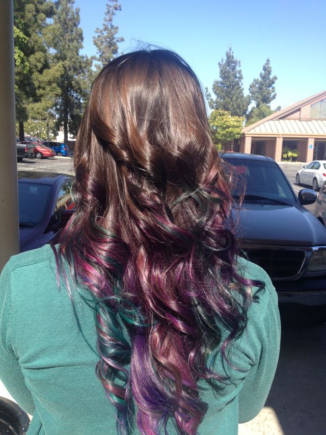 colored ombré 