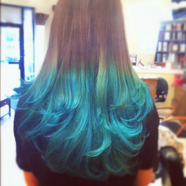 colored ombré 