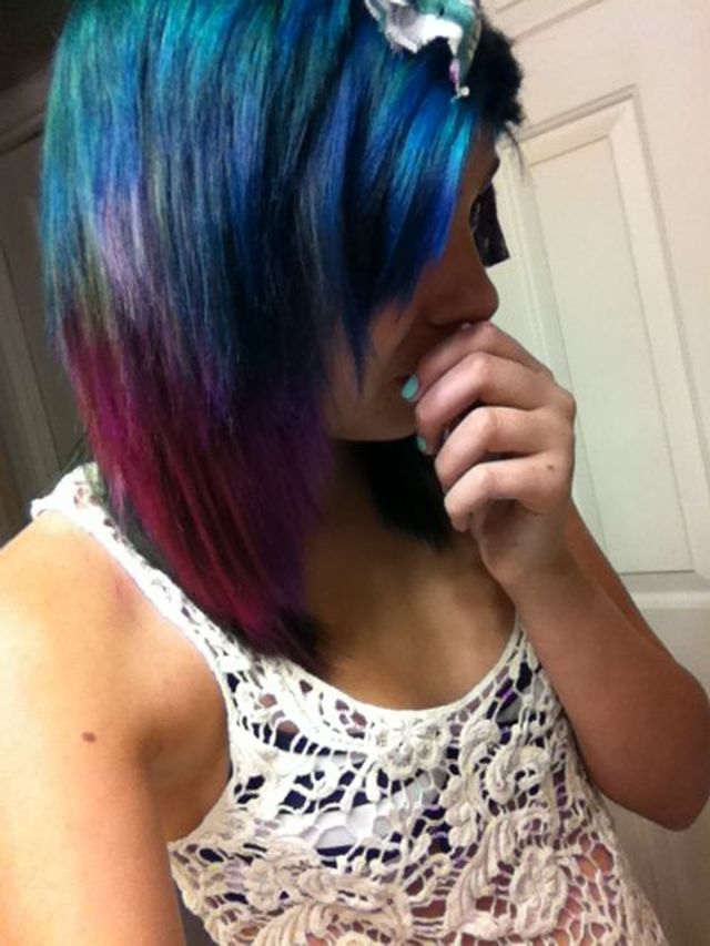 colorful hair