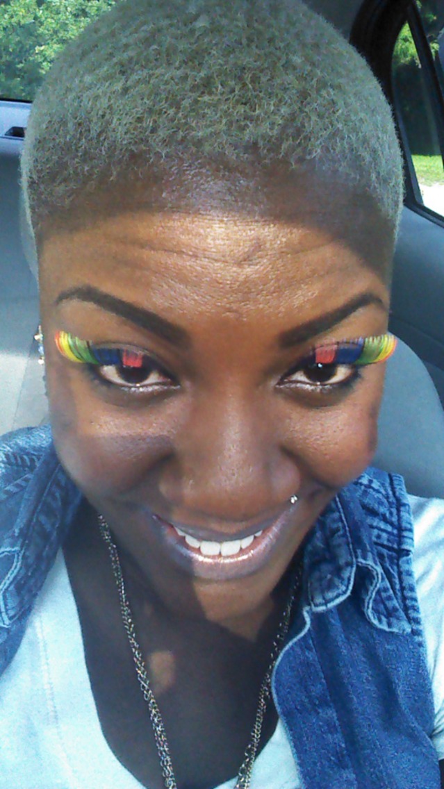 colorful lashes