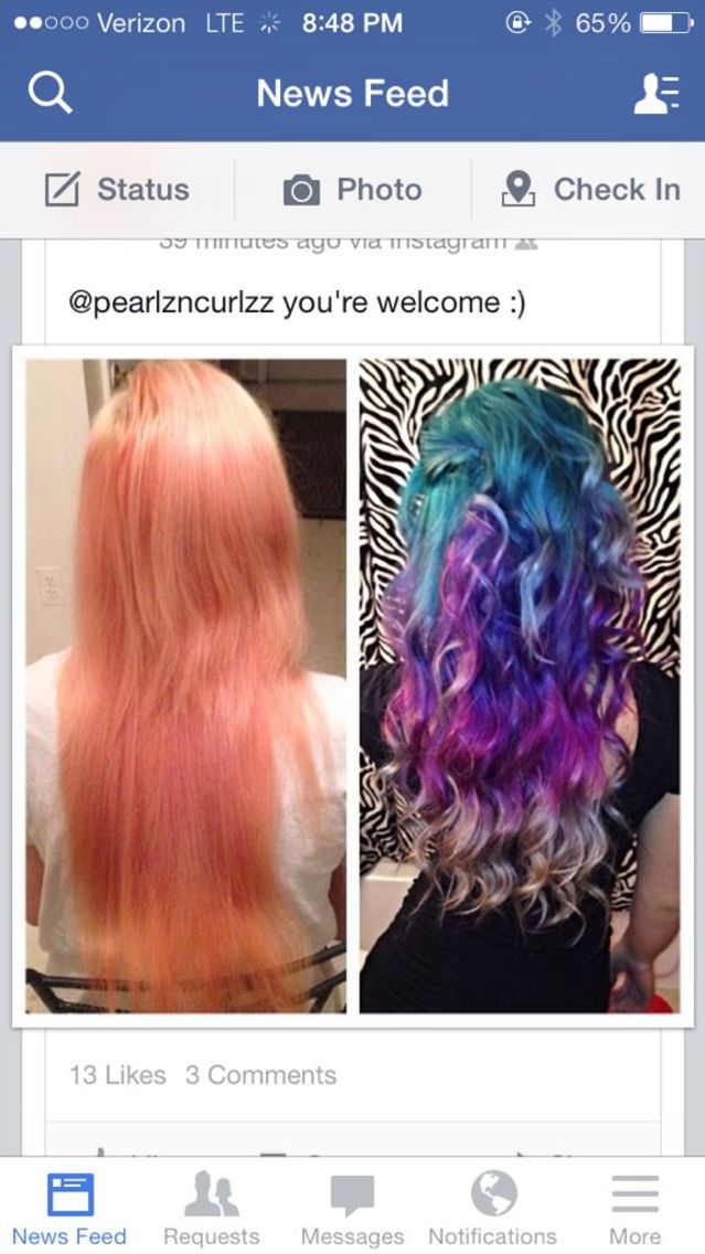 colorful ombré 