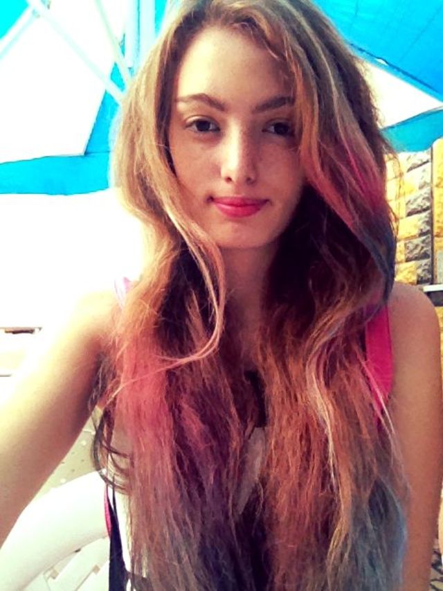 colourful hair
