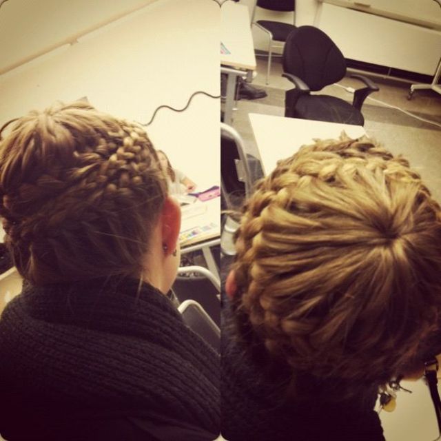 cool updo