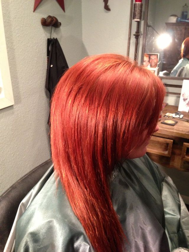 copper, red and vibrant 