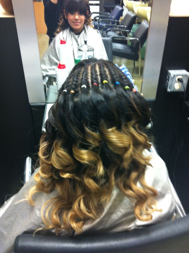 corn row curls 