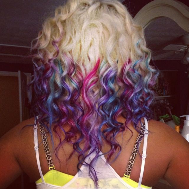 cotton candy hair