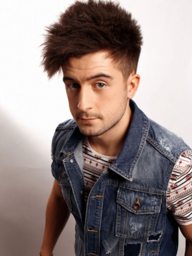 crimped gents short hairstyle