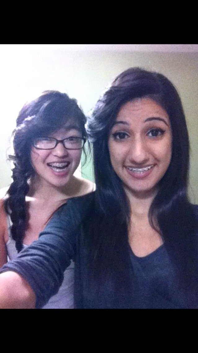 curled bangs