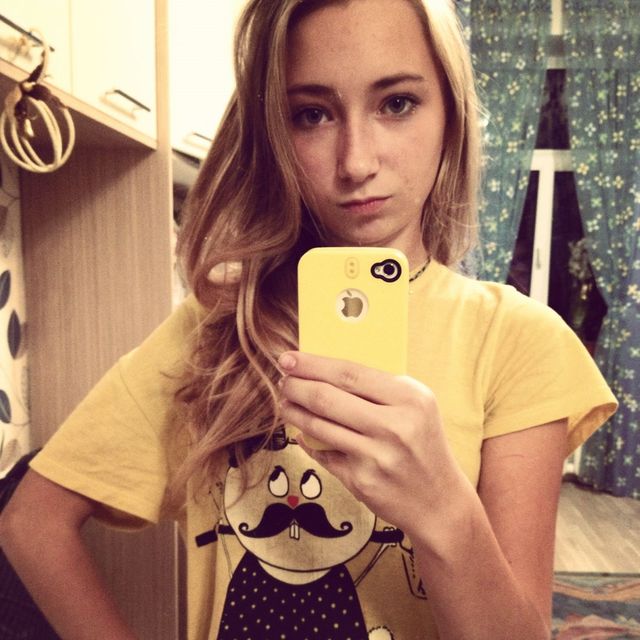 curled hair 