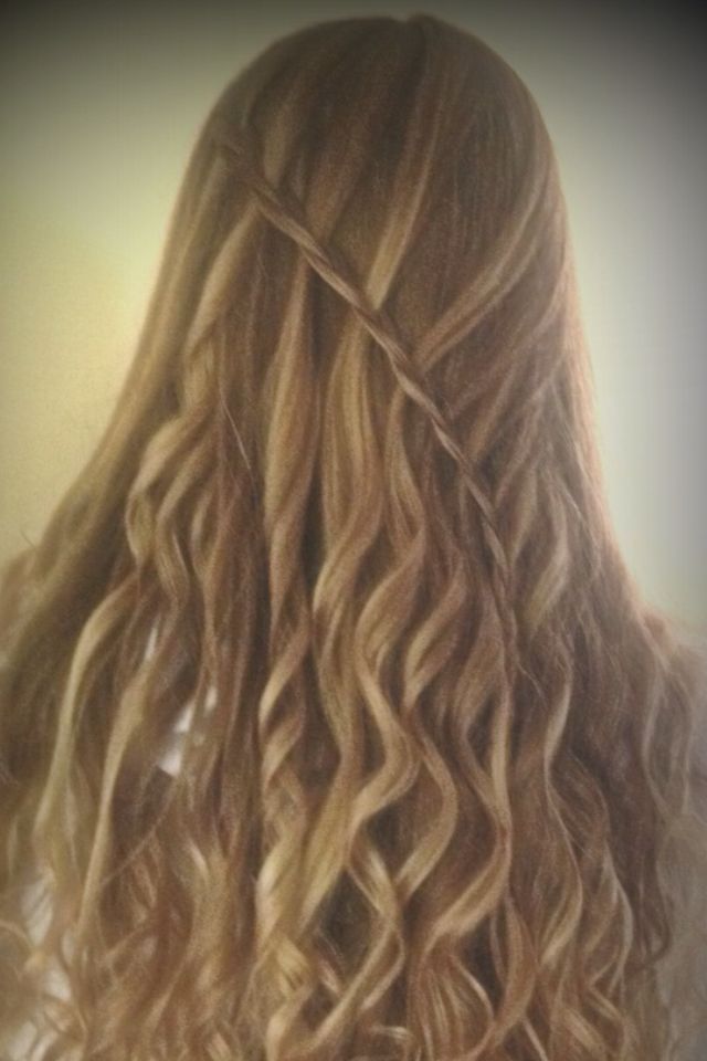 curled waterfall