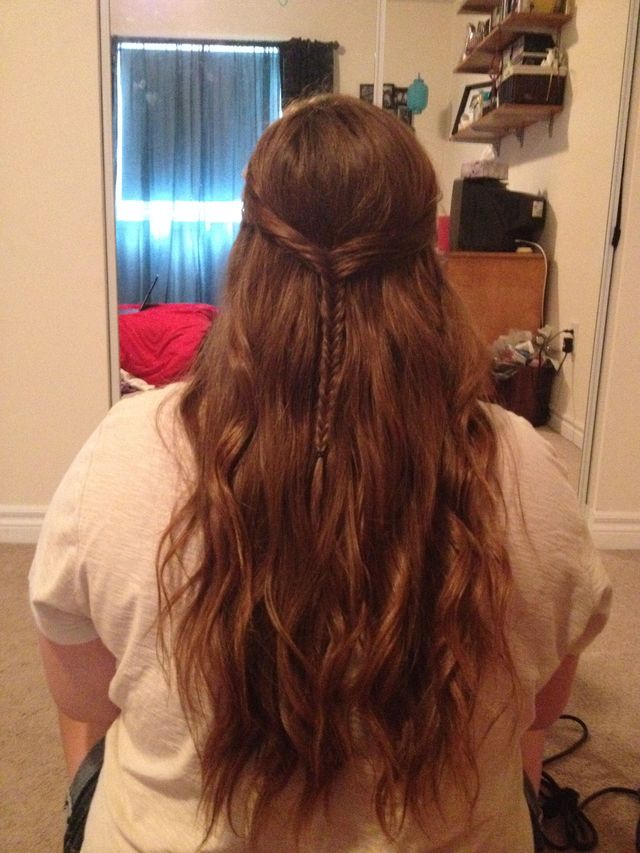 curls and fishtail