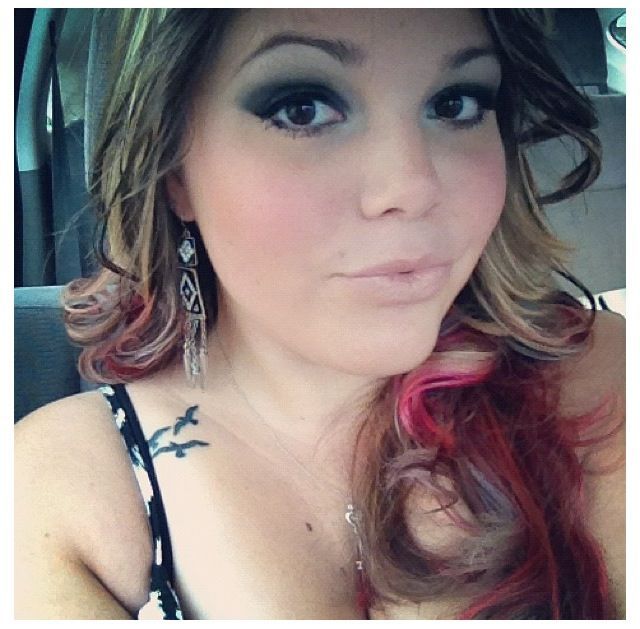 curls/dip dye