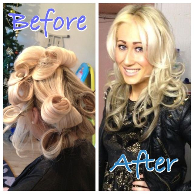 curly blowdry