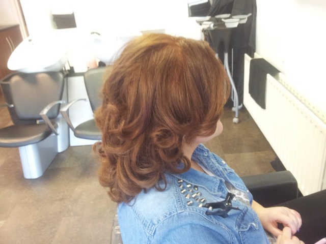 curly blowdry