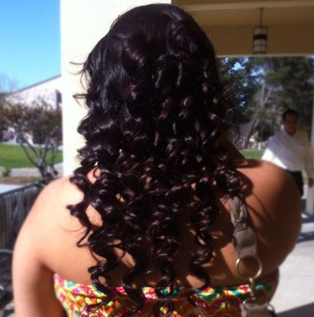 curly hair