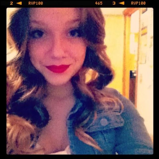 curly middle part
