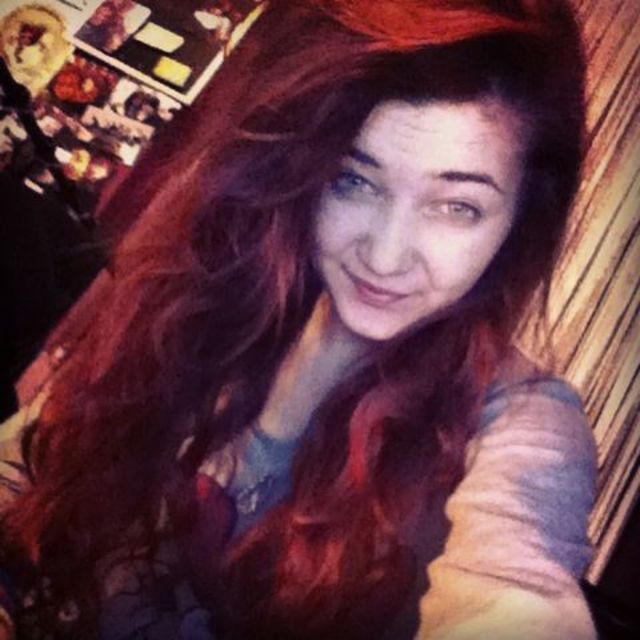 curly red