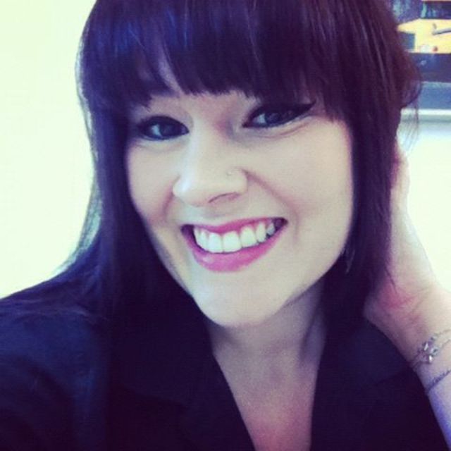 cute bangs/dark red long hair