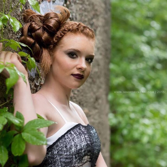 Ballerina photo shoot   Photo by Kerri Davis.  Mua Kaylie Smith. Model Ariana Webster. Hair Trish Legere 