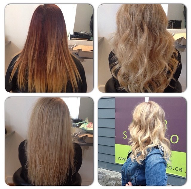 Blonde in a day! 