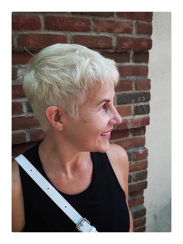 Pixie bleach and tone
