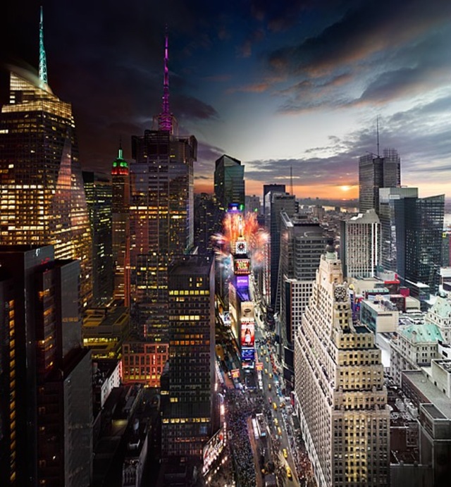 Day To Night Times Square, NYC