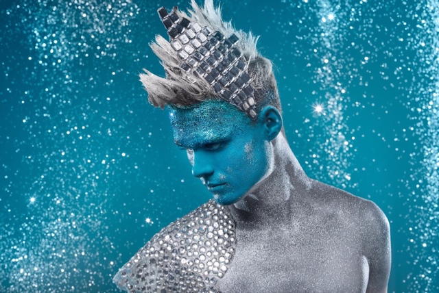 Glitzkrieg  Veux magazine  Issue 21  Photography: Joey Goldsmith Photography  Make up: Isidro Valencia  Hair: Matthew Tyldesley  Model: Jordan Estep Assistance: Gary Barragan Location: ThoughtFly Studios