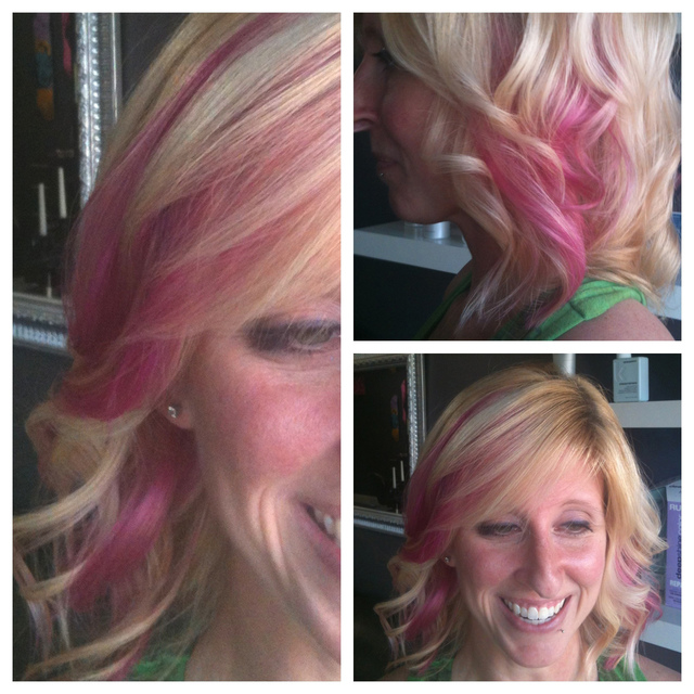 A touch of pink