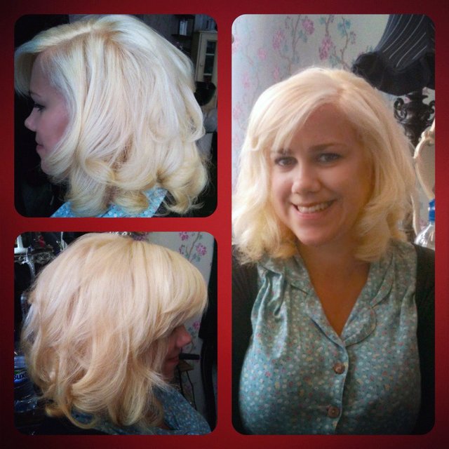 Blonde Bombshell Blowdry