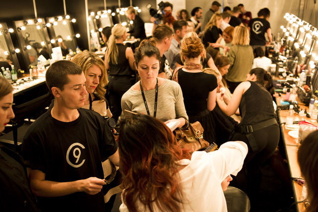 Backstage Oroton MBFWA 2012