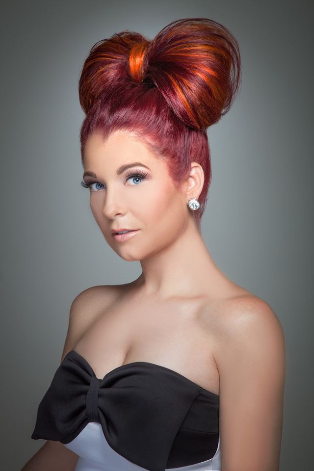 Red Bow....hair/makeup-DJ Victory...Photographer-Stephen Midgett