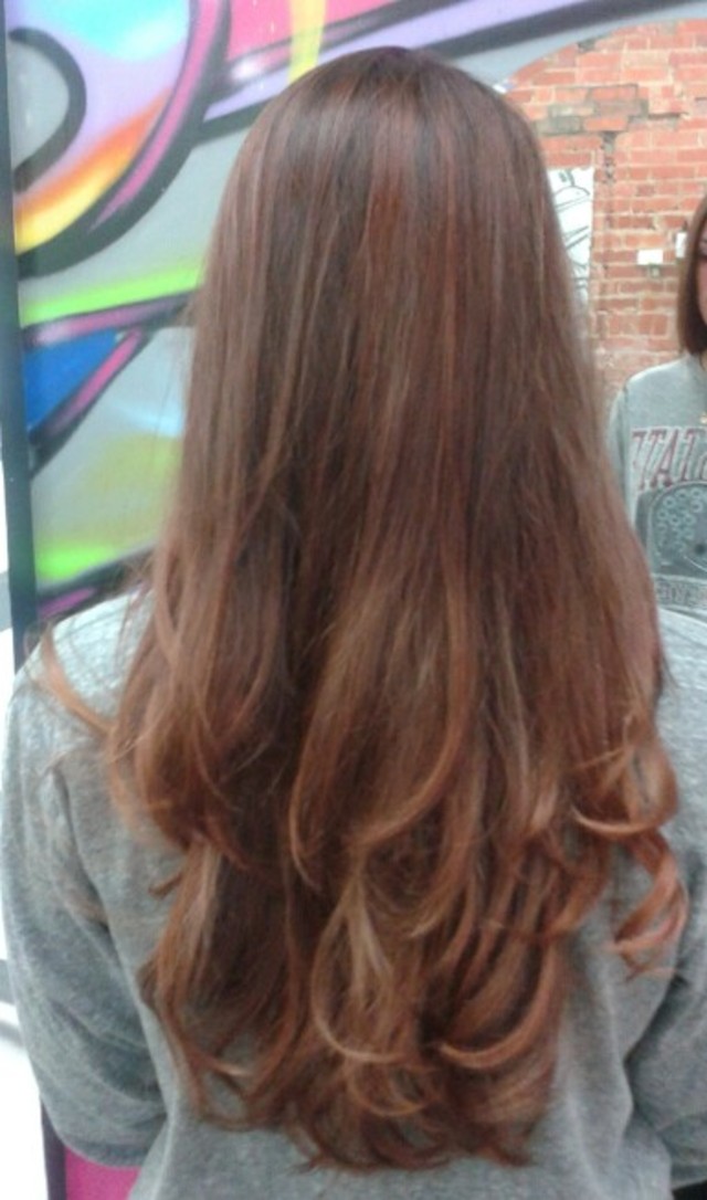 finished balyage by Jessica Starcher