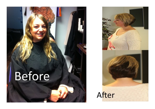 complete hair make over's  competiton winners 