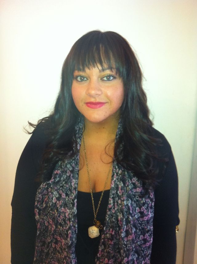 dark chocolate brown hair 