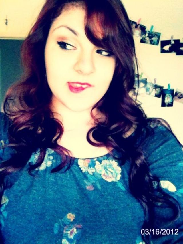 dark red hair