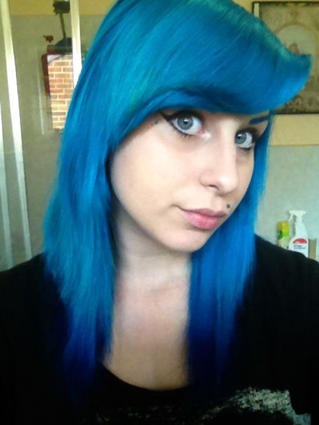 darker blue hair