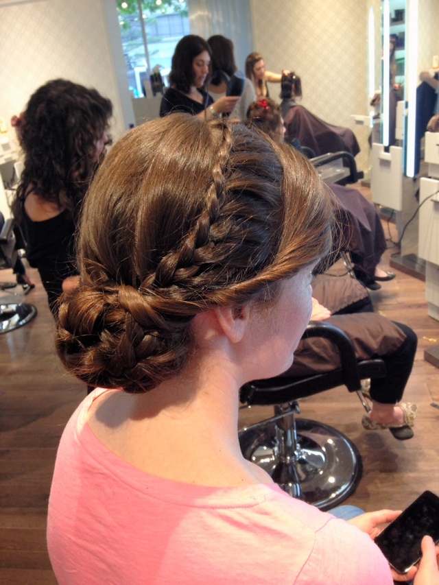 Quick bridal trial.  Melinda Brandt hair 